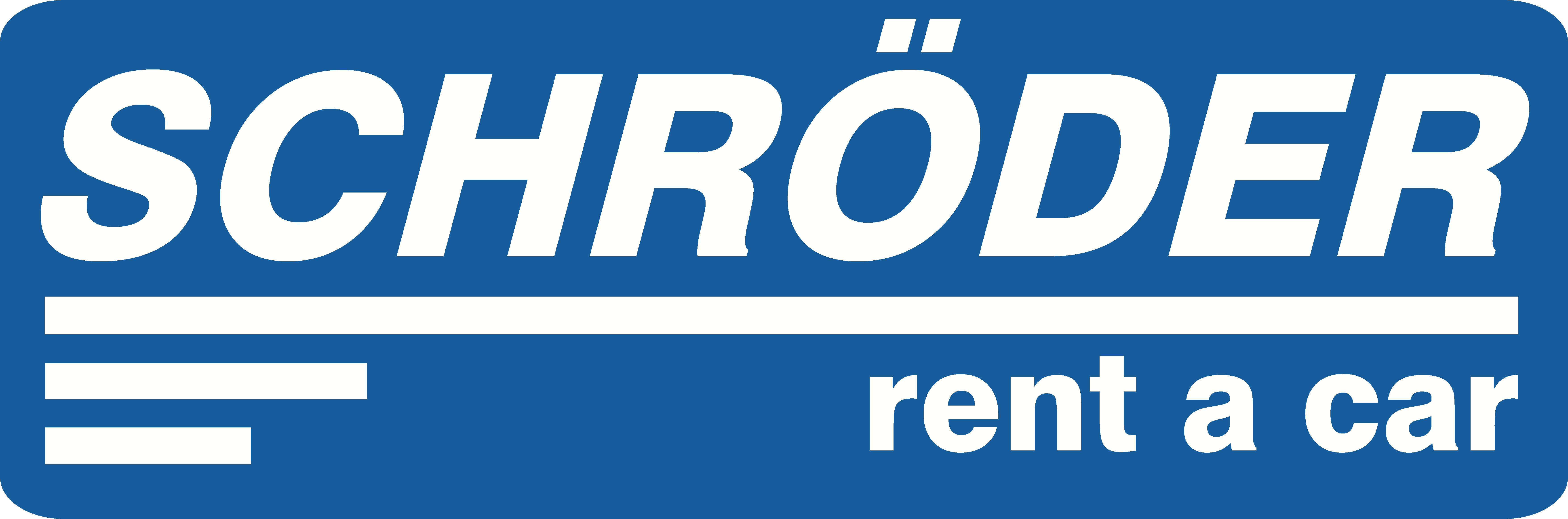 Schröder rent a car – Die blaue Autovermietung Logo