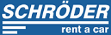 Schröder rent a car – Die blaue Autovermietung Logo