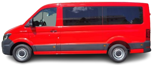 Großraum 9 sitzer Bus